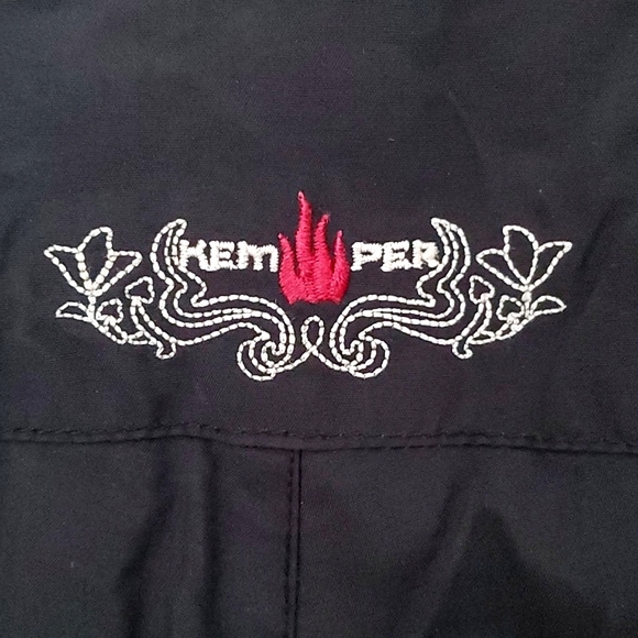 KEMPER Black Insulated Waterproof Snow Pants KIDS SIZE: 8 - Picture 7 of 9